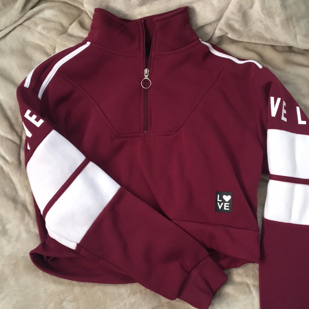 Bae Hesh LOVE Crop Sweater